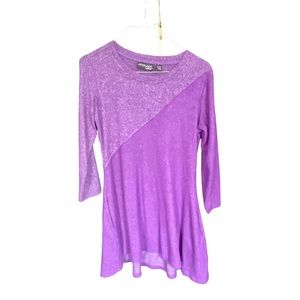 Purple tunic top
